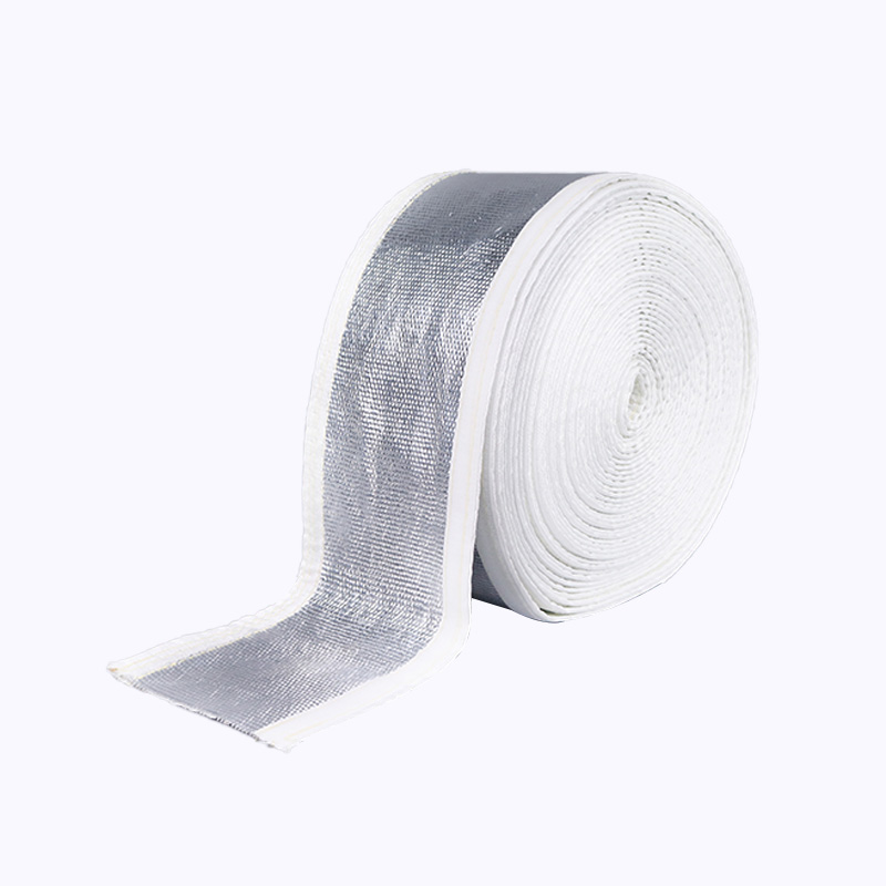 อลูมิเนียมฟอยล์ปลอกไฟเบอร์กลาสกับ Velcro